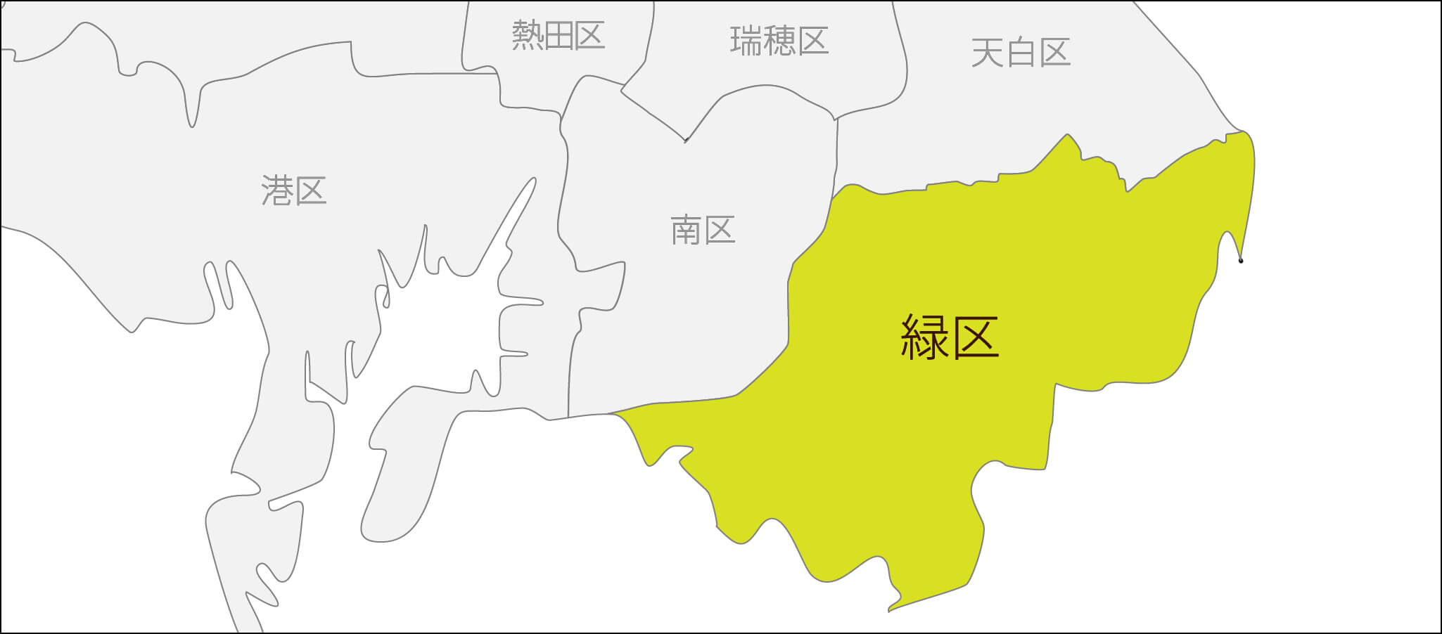 配達エリアの図表